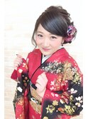 成人式アップスタイル☆