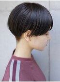 ショートカット×ひし形ショートボブ×前髪あり20代30代40代 s03