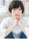 ■斜めバングx前下がりマッシュショート106-2★越谷20代30代40代