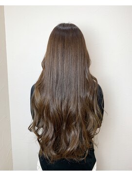 キャラ 池袋本店(CHARA) サロンソリューションスミレブリエージュエギョモリロングヘア*