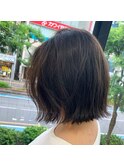 オシャレ切りっぱなしボブ