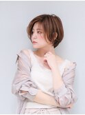 大人素敵ショートボブ