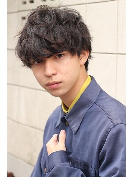 ブークル(boucle) 無造作パーマフェザーマッシュ