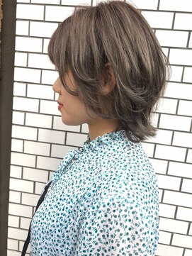 フロート 小阪店(float) マロンブラウン_クールショート　ピンクグレージュ　ボブルフ