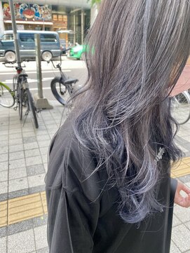 エル(EL by green) (akiko)バイオレットブルー×ロングウェーブ