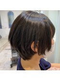 オトナ可愛い小顔ショートボブ