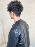 メンズヘアショート束感カット刈り上げショートマッシュ