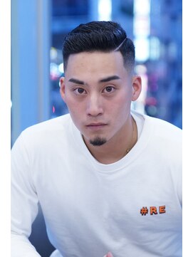 にもう サイドパート スキンフェードカット メンズ クラシックS