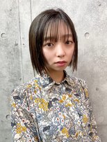 ユアーズヘア 日吉店(youres hair)&nbsp;丸みショート　ぷつっとボブ　軽めボブ