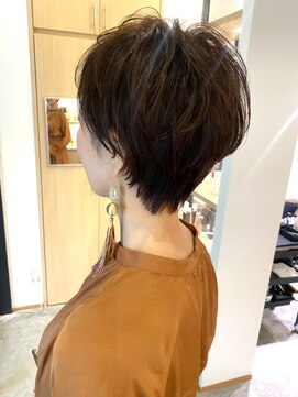 アールヘア ナチュラルアンドオーガニックサロン 大人ショート×オーガニックカラー×絶壁解消×30代40代50代