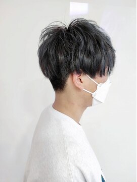 コヨミ(koyomi) ブルーカラーメンズレイヤーショート10代/20代