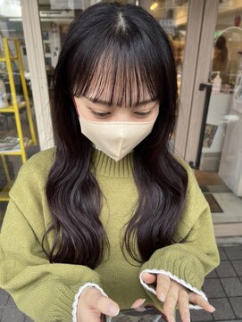 ドット(dot.) 暗髪バイオレットカラー