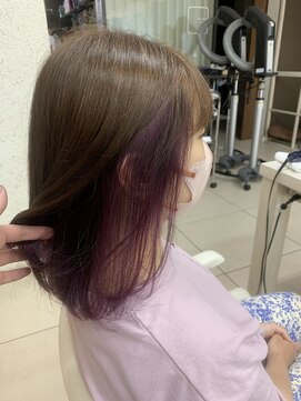 プロデュース 東橋本店(Produce) インナーカラー×くすみパープル【橋本/東橋本】