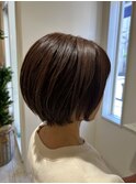 高濃度水素ケアカラー☆大人ボブ