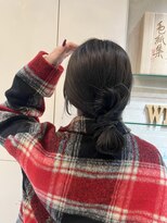 ウィル あべの店(WiLL) オリーブベージュ×簡単ヘアアレンジ