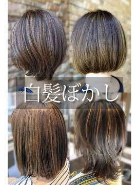 エノモト(ENOMOTO) 40代50代60代おしゃれ白髪ぼかし愛されカラー似合わせカット