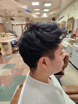 アポロカットステージ 相模大野店 アップバング/ツーブロックマッシュ<理容室>[メンズ/相模大野]