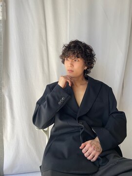 イトシテ 外国人風パーマ×ハイライト