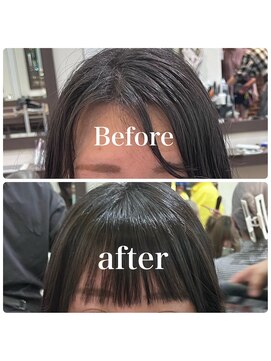 ヘアーアンドメイク ビス(HAIR&MAKE bis) クロスパーマ