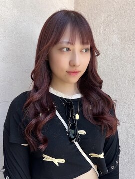 インフィニティー infinity HAIR SPACE BLOOM ブリーチなしカシスピンク