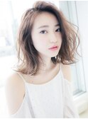 くびれヘア小顔外ハネメルティカラー【銀座/銀座駅】