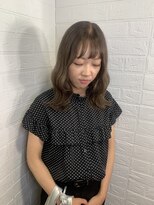 ヘアースペースブルーム プリュス 石橋店(HAIR SPACE BLOOM plus)&nbsp;赤みの無いグレージュカラー/髪質改善カラー/透明感カラー