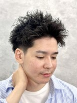 クロムトウキョウ ザ バーバー ネオン 新宿店(CHROM TOKYO the Barber ne/on)&nbsp;メンズスパイキーショート/ソフトツイストパーマ