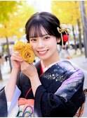 振袖シニオンヘア&ヘアメイク☆