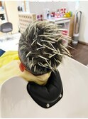 キッズ金メッシュハイライト
