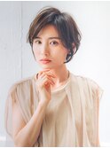 大人ショート/ショートボブ/ショート/ミセスショート