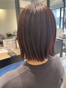 クラップス 弘明寺店(CLAPS) ハイライト×チェリーブラウン