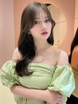 グロー オオミヤ アネックス 大宮(GLROW OMIYA ANNEX) 韓国ヘア くびれ巻き レイヤーカット 透明感カラー 顔周り