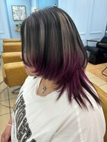 シャルティア(SHALLTIA) クラゲヘアー/デザインカラー/ツートーンカラー/個性的