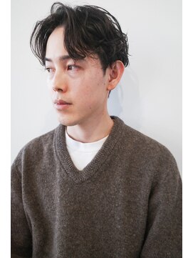 ワク(WAKU) 【WAKU】メンズ/ニュアンスパーマ/マッシュショート