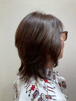 アクセ 20代30代ブリーチなし大人可愛いゆるふわハイレイヤーウルフ