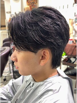 オーシャントーキョーウエスト 心斎橋 (OCEAN TOKYO WEST) 韓国センターパートニュアンスカルマパーマフェザー