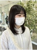 レイヤーカット 顔まわりレイヤー ミディアムレイヤー