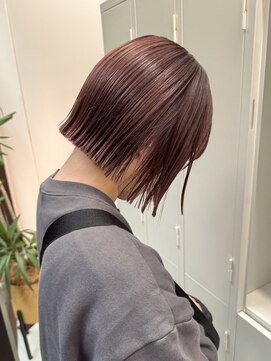 ミィ 表参道(mee.) 似合わせカット ボブヘア 縮毛矯正 ミニボブ 切りっぱなしボブ