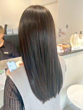 ギネス(Giness) アプリコットオレンジ大人ツヤストレート