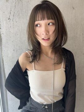 バロンフェム(baLon.fem) 【stylist田島】顔まわりレイヤー/ブリーチなし