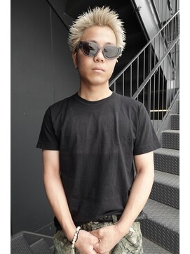 ソーレ(sole) スパイキーショートハイトーンカラーメンズショート刈り上げ