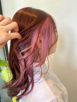 ホワイトストーン WHITE STONEの写真/【南熊本駅】人気のイヤリングカラー¥8800~♪ダメージレス×艶カラーで冬トレンドを先取り!