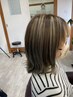 【再来のお客様限定】カット+白髪ぼかしハイライト