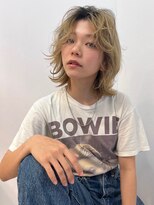 クラン バイ ヘッドライト 青葉台店(clan by HEADLIGHT)&nbsp;ミディアム/無造作/レイヤースタイル/ハイトーン/ブリーチ