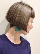 ピークアブー 原宿ハラカド(PEEK-A-BOO)&nbsp;ボックスボブ/ハイライトショート/オン眉ぱっつん/大人モード