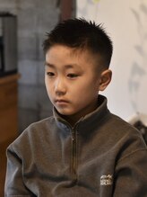 束感つんつんスパイキーショート【キッズカット/男の子/メンズ】