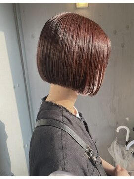 カノエ 出雲大塚店(canoe) 切りっぱなしボブ&ダブルカラー