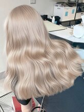 ふわっと柔らかいミルクティーベージュ得意です◎ [渋谷/原宿/ハイトーン/ケアブリーチ/韓国ヘア/ブリーチ]