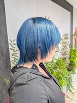 ロアン 宗像店(roan)&nbsp;髪質改善＊ウルフカット×ブルーカラー