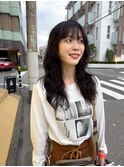ミルクティーブロンド/ダークブルー/デジタルパーマ/千葉駅